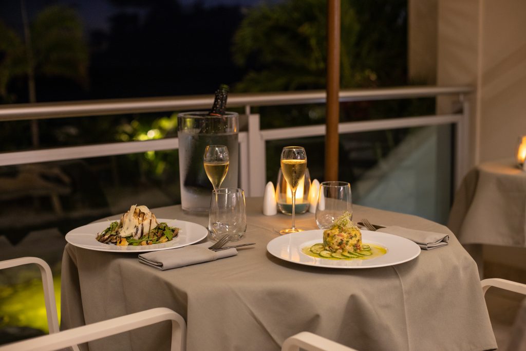 Delectable resort dining in Sint Maarten