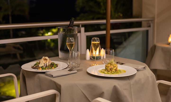 Delectable resort dining in Sint Maarten